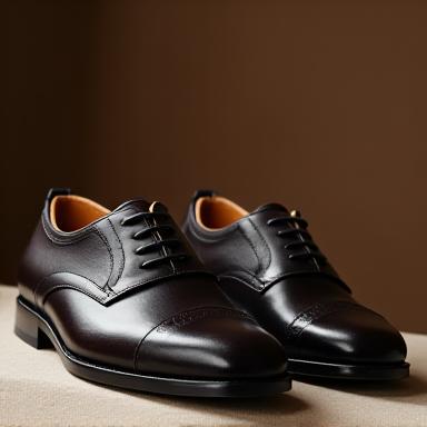 Hand-crafted leather gentleman's shoes